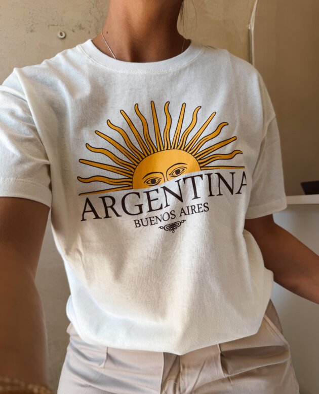 REMERA ALGODON ARG SOL