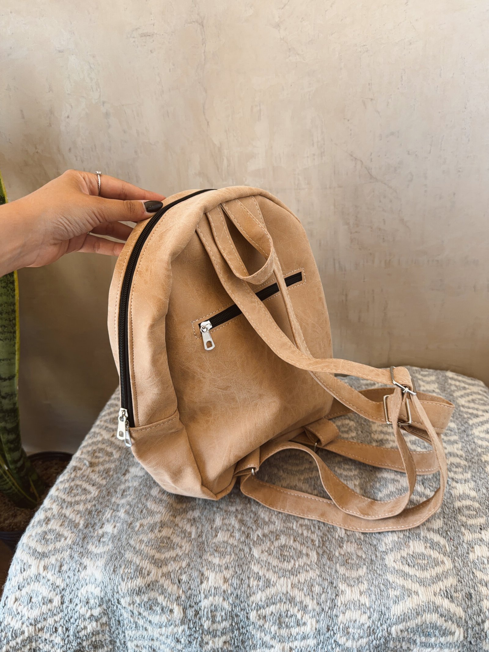 MOCHILA NATURAL SOL BORDADA - Image 3