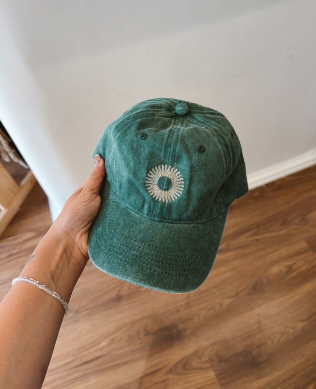 GORRA BORDADA SOLCITO VERDE