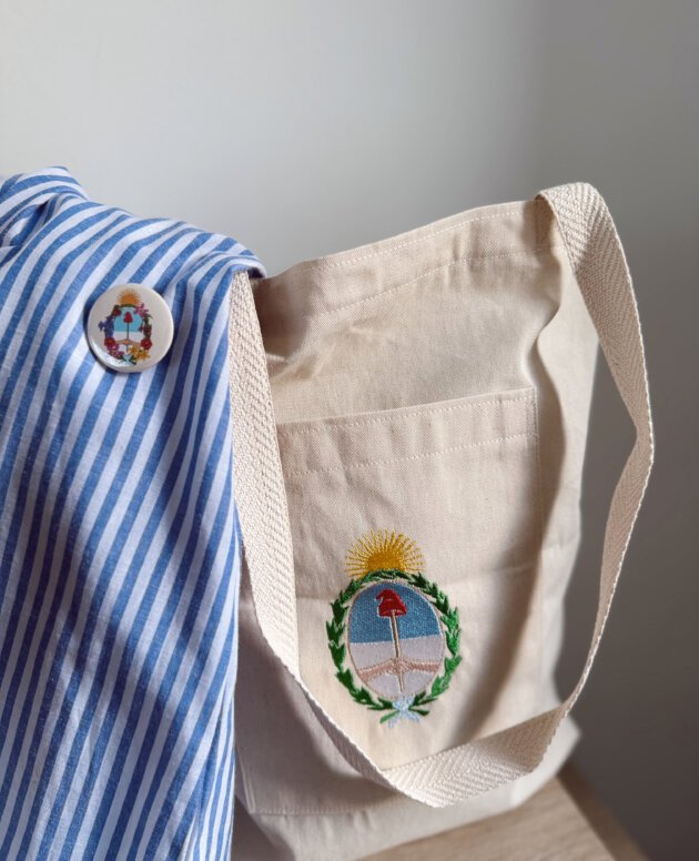 TOTE BAG ESCUDO NACIONAL BORDADO