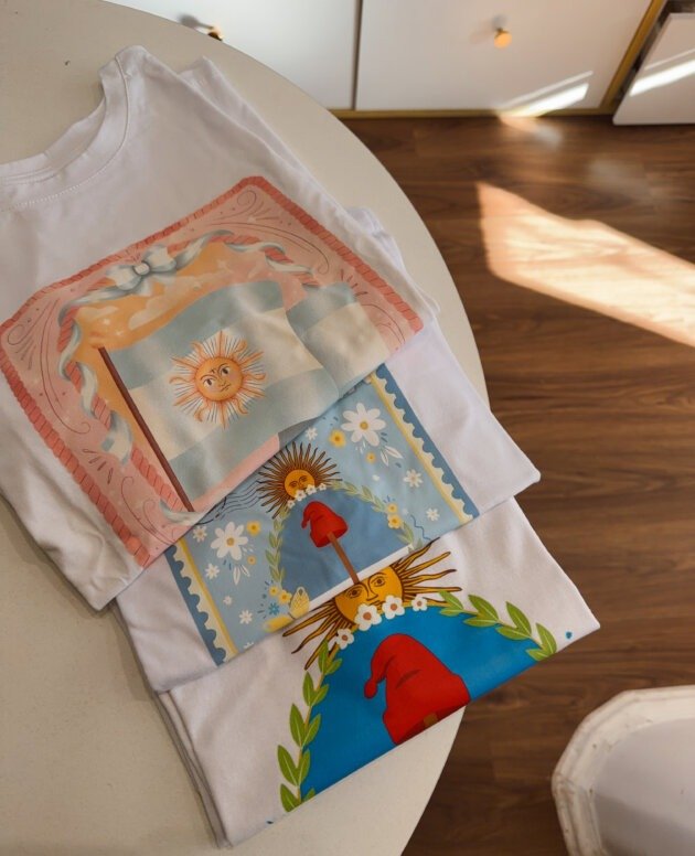 PACK DE 3 REMERAS ARG