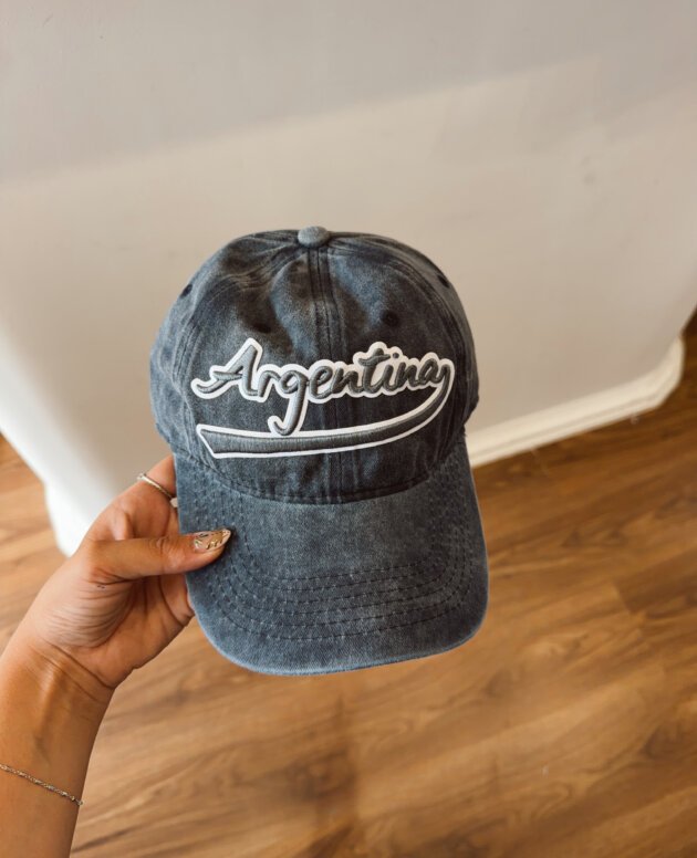 GORRA BORDADA ARGENTINA AZUL