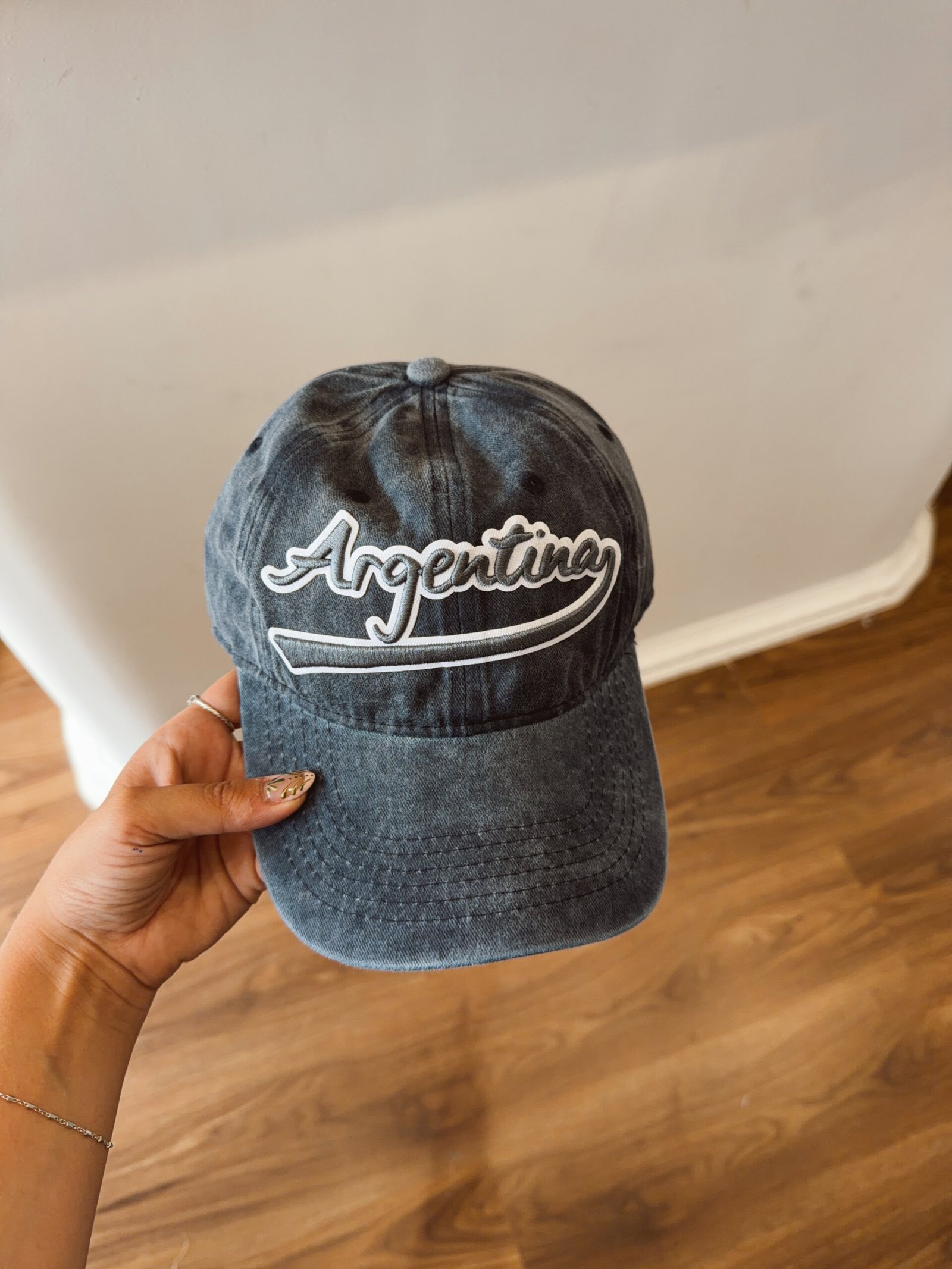 GORRA BORDADA ARGENTINA AZUL