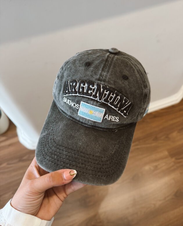 GORRA ARGENTINA GRIS