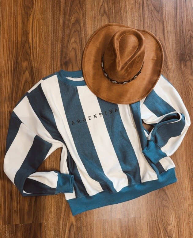 BUZO SEAN ETERNOS LOS LAURELES AZUL