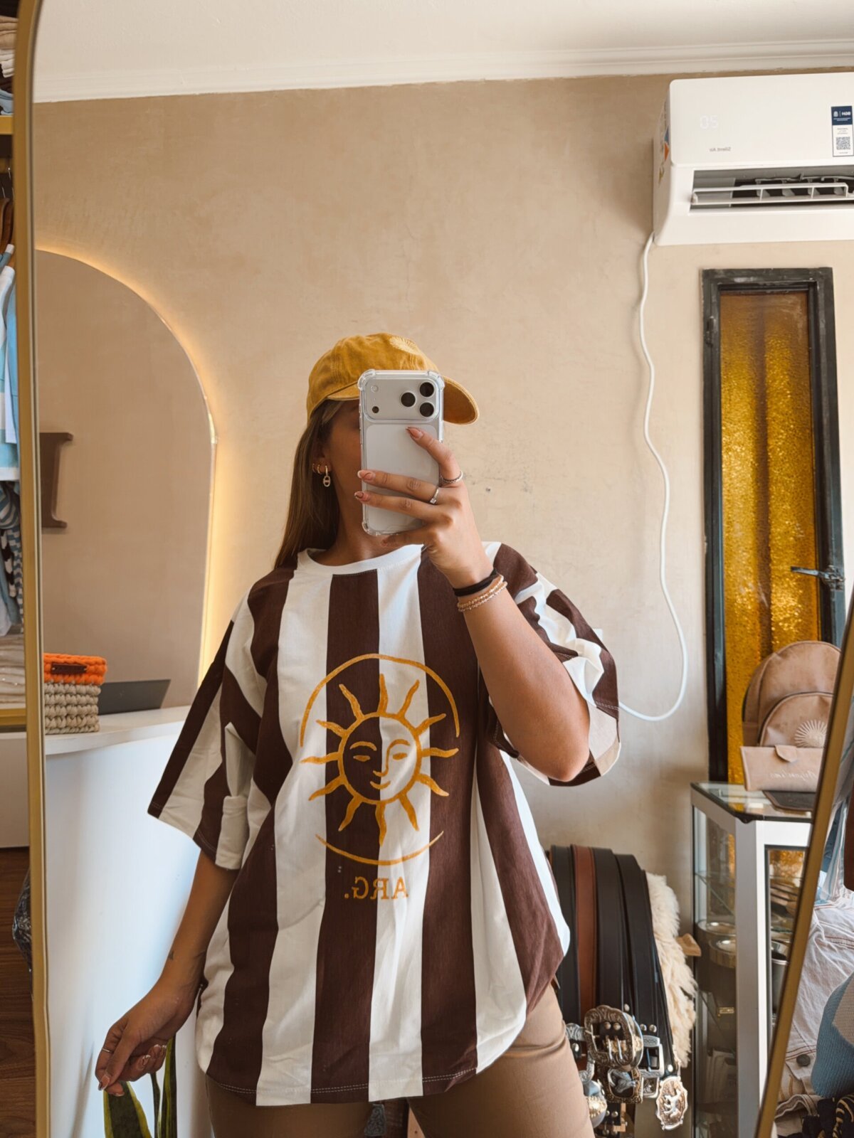 REMERON RAYADO MARRÓN BLANCO SOL ARG