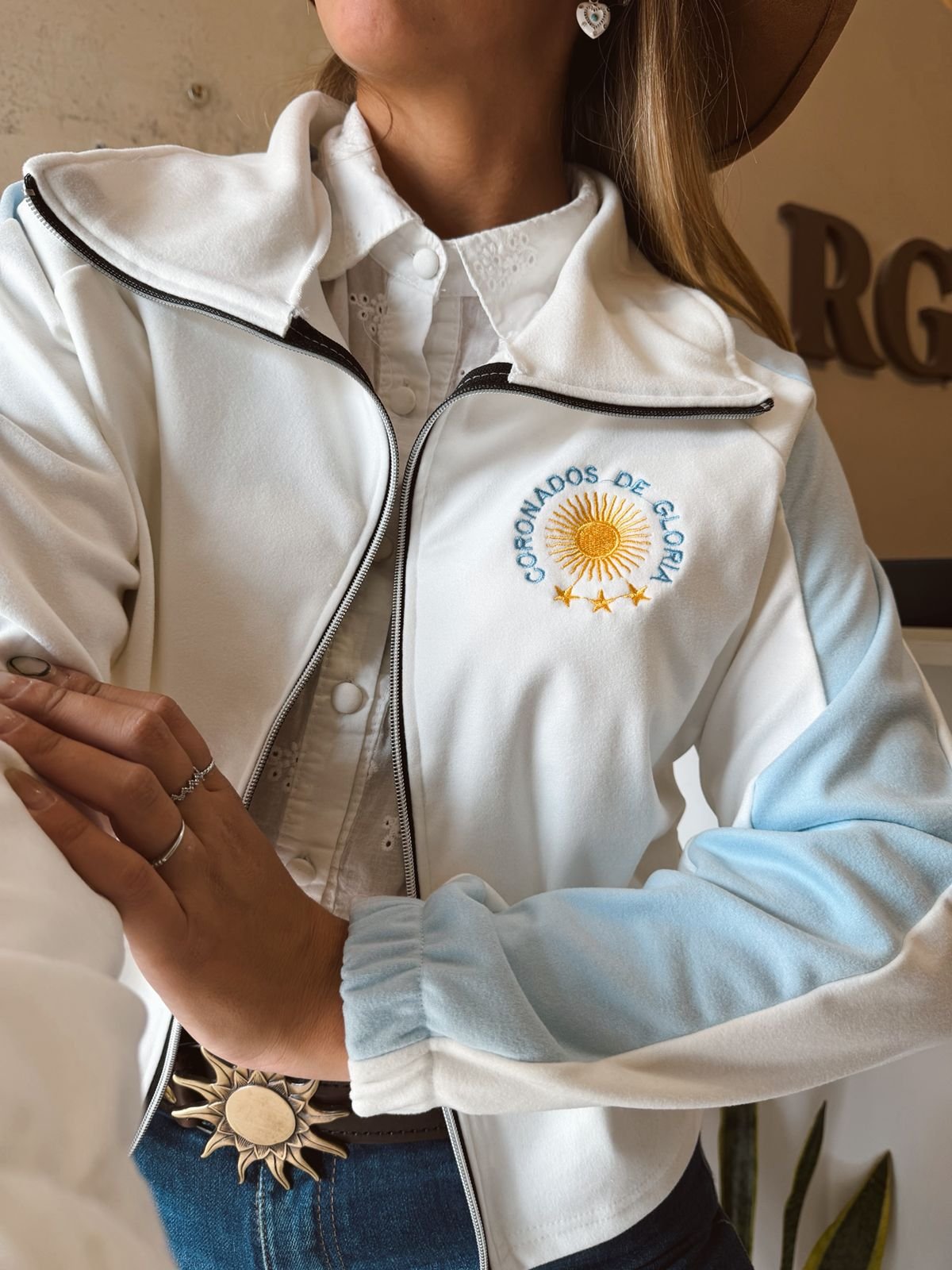 CAMPERA CORONADOS BLANCA