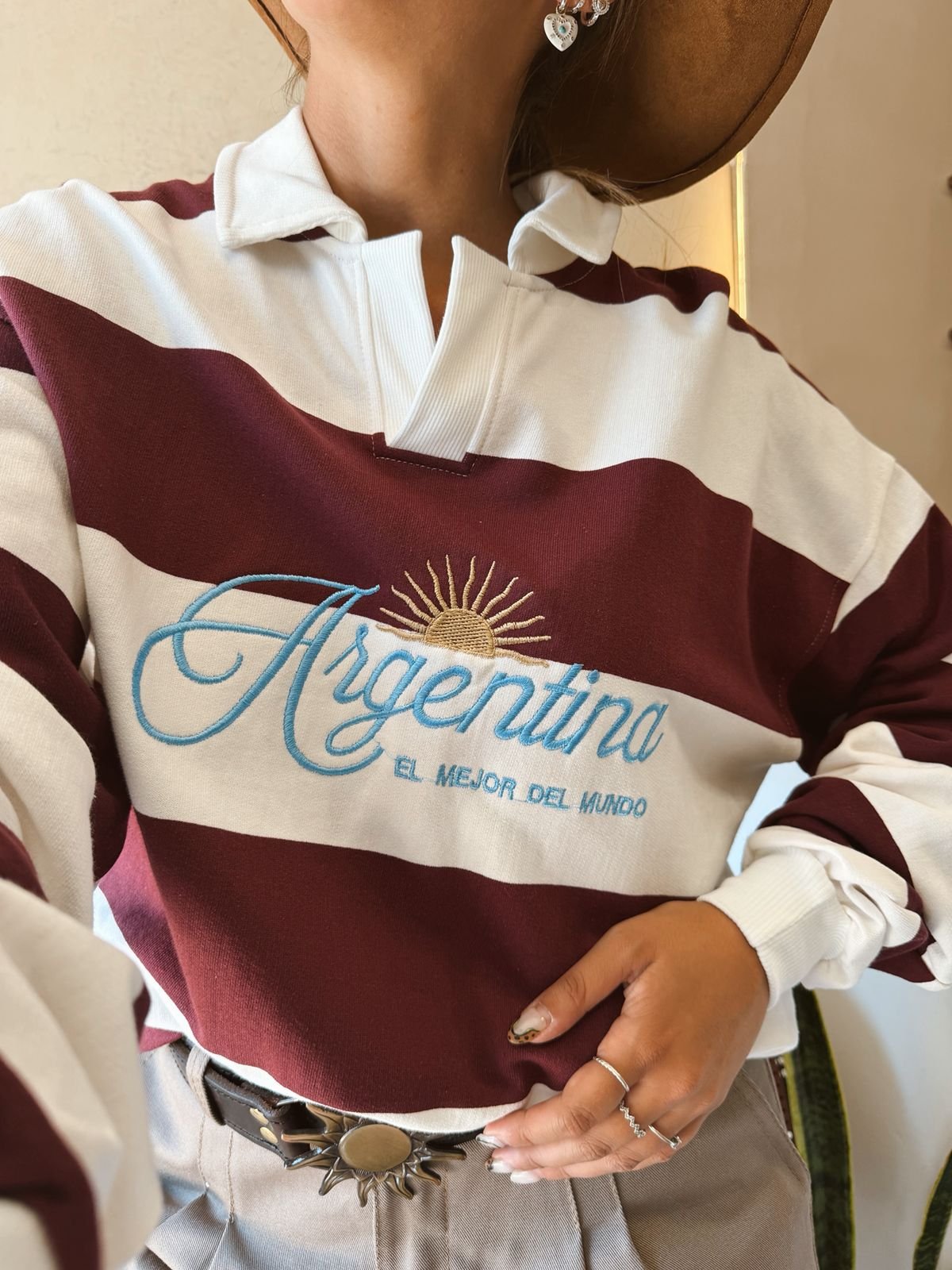 BUZO CHOMBA ARGENTINA BORDO