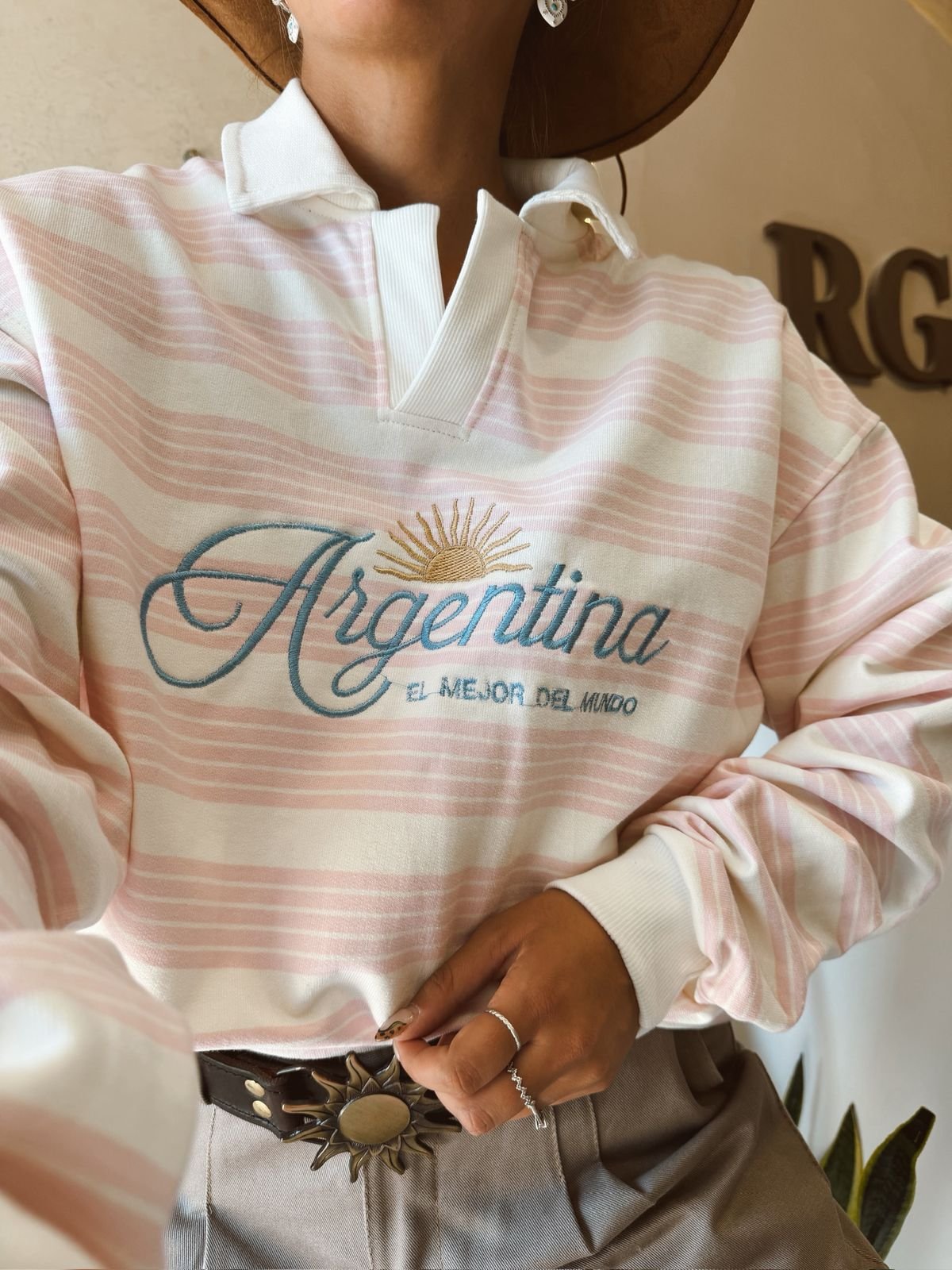 BUZO CHOMBA ARGENTINA ROSA - Image 2