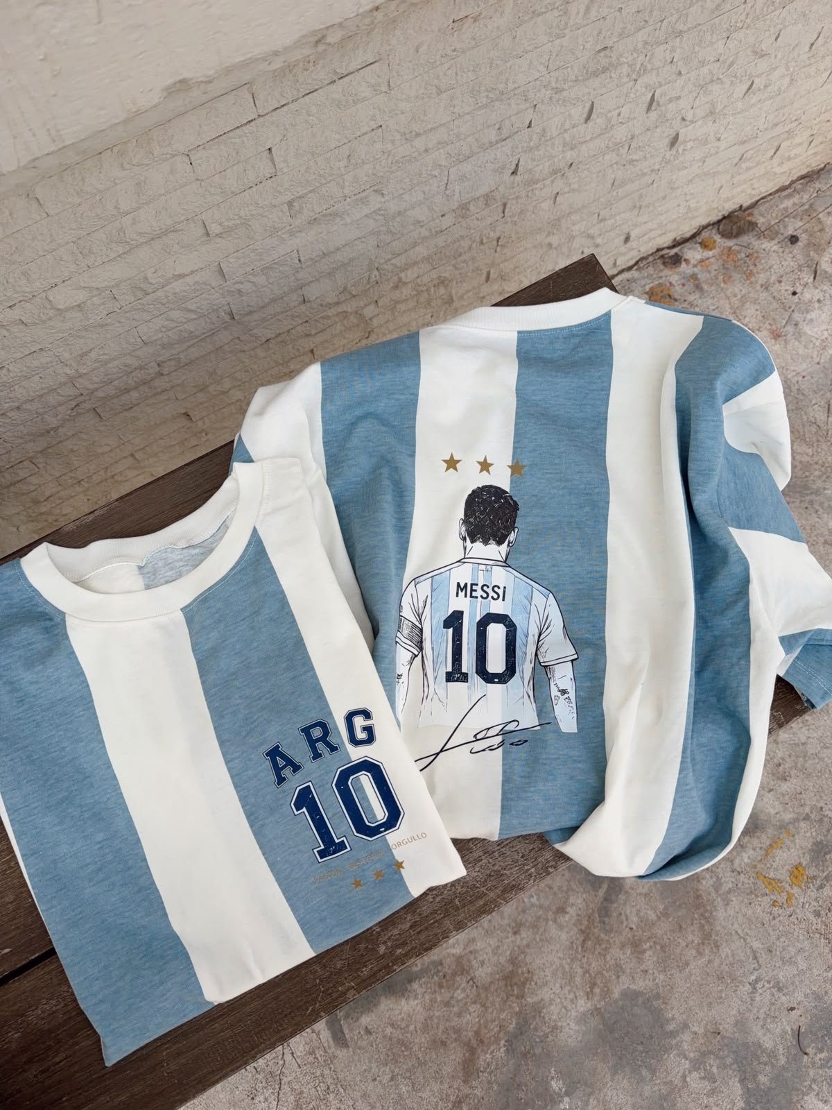 REMERA ARGENTINA 10, MESSI